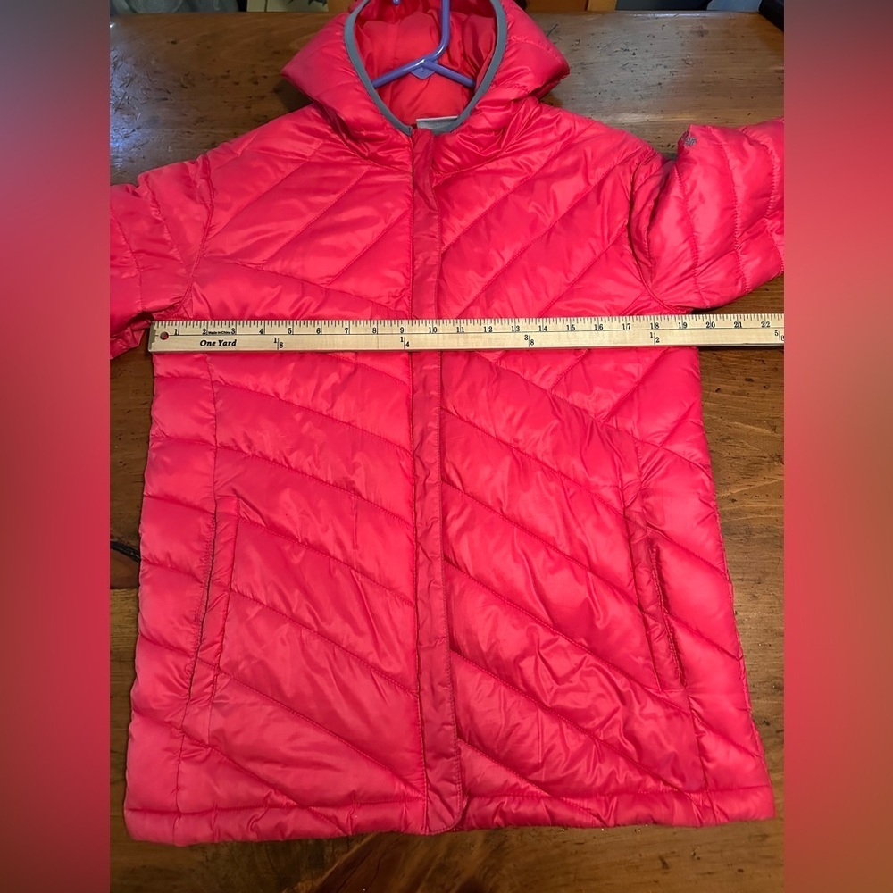 Columbia Girls' Powder Lite Red Puffer Jacket with Hood Size XL (18/20) - Picture 9 of 14